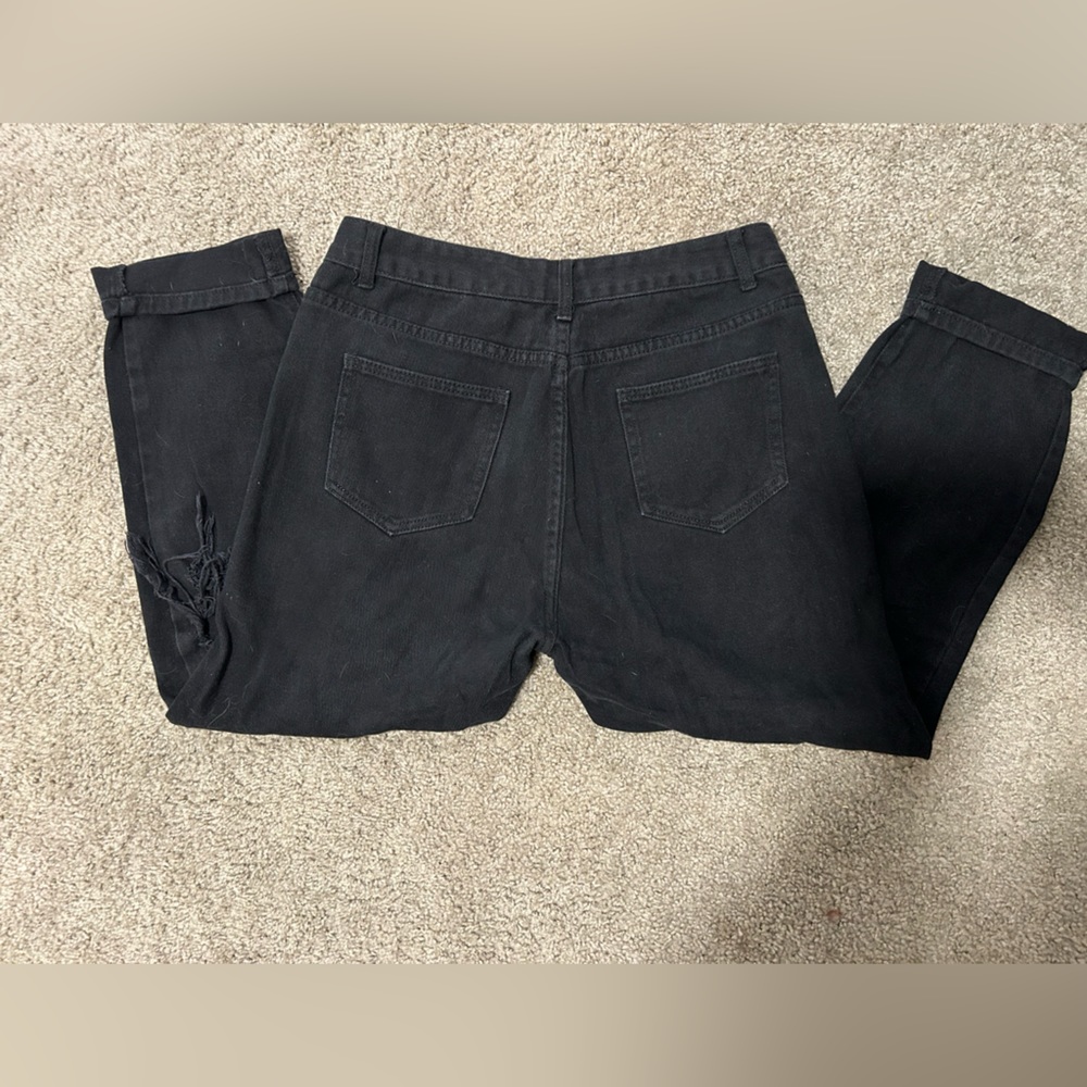 Black Ripped Jeans - Picture 2 of 2